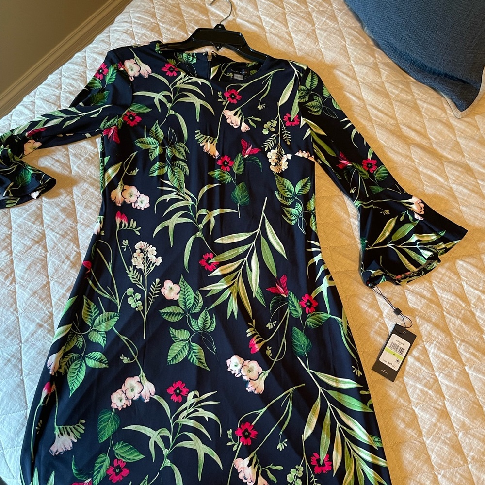 Tommy Hilfiger bell sleeved floral dress